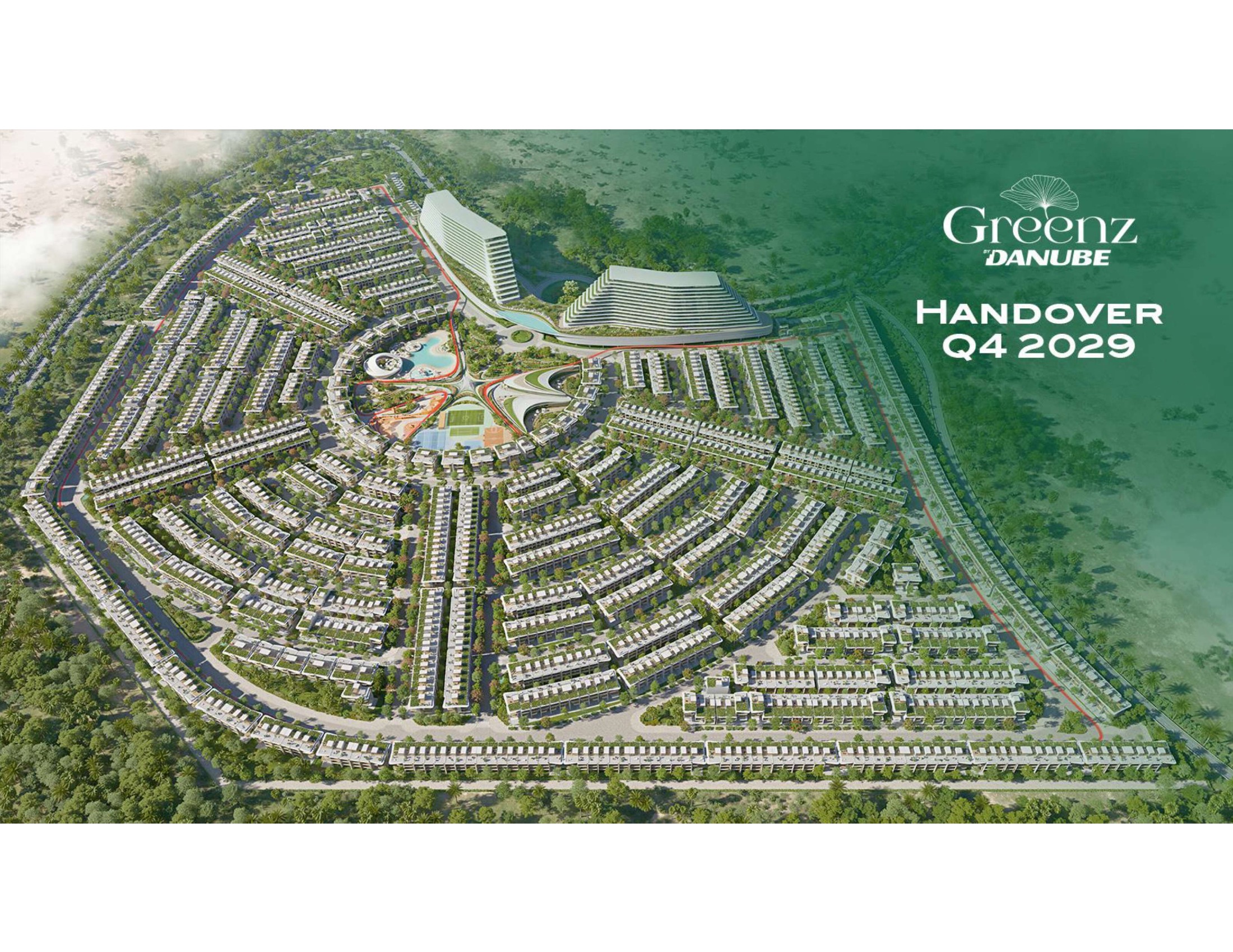 Greenz by Danube community cluster plan